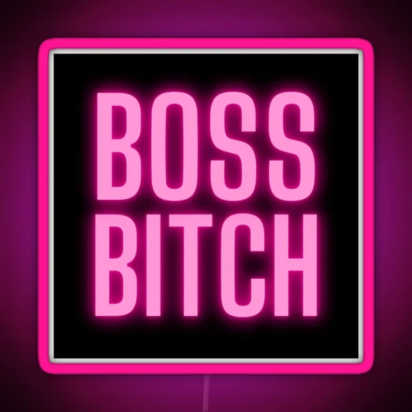 Boss Bitch RGB Neon Sign