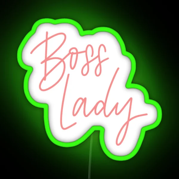 Boss Lady Led RGB Neon Sign