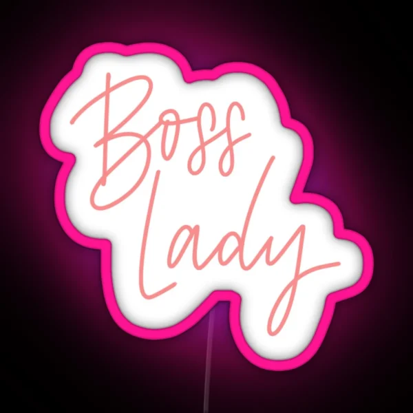 Boss Lady Led RGB Neon Sign
