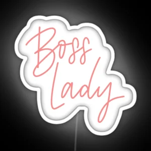 Boss Lady Led RGB Neon Sign