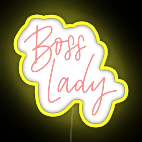 Boss Lady Led RGB Neon Sign