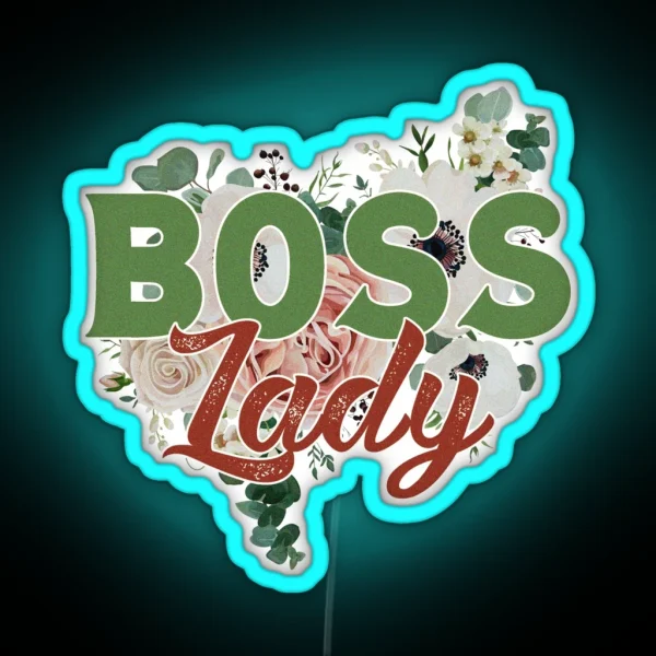 Boss Lady RGB Neon Sign