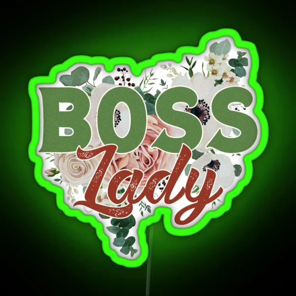 Boss Lady RGB Neon Sign