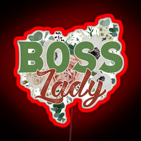 Boss Lady RGB Neon Sign