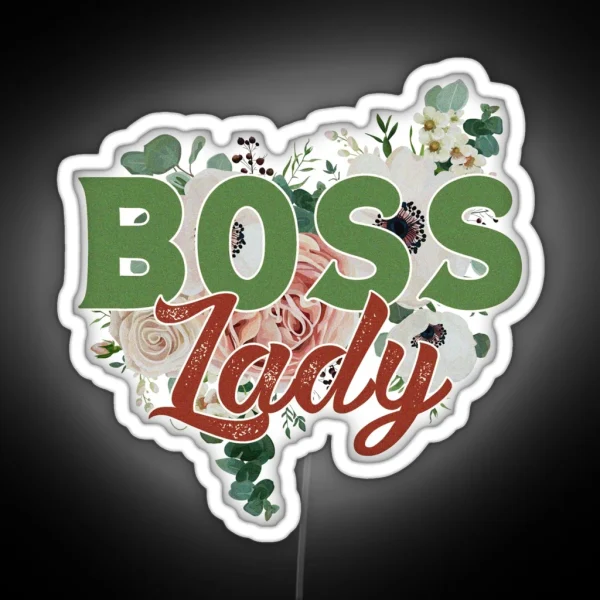 Boss Lady RGB Neon Sign