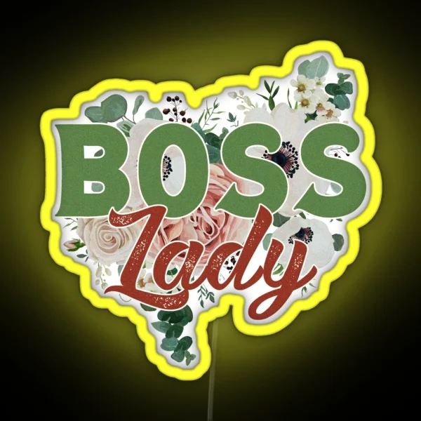 Boss Lady RGB Neon Sign