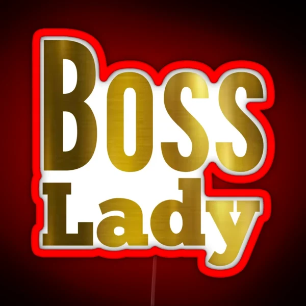 Boss Lady RGB Neon Sign