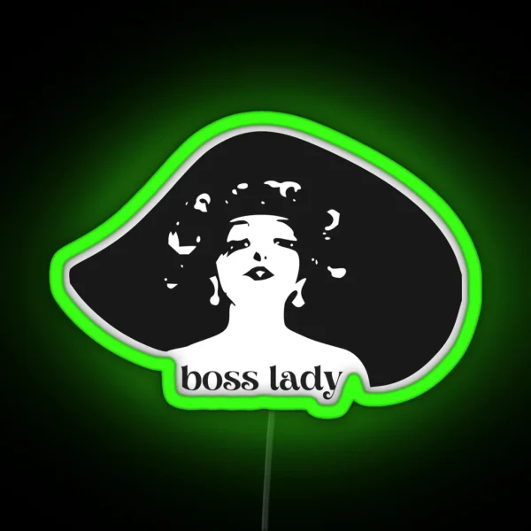 Boss Lady RGB Neon Sign