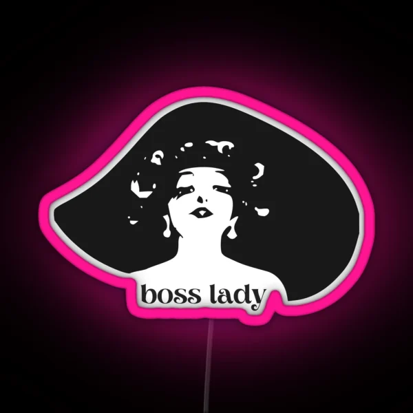 Boss Lady RGB Neon Sign