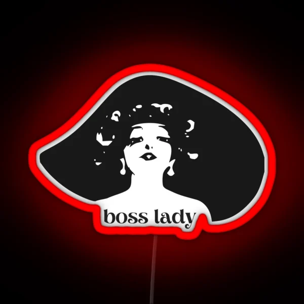 Boss Lady RGB Neon Sign
