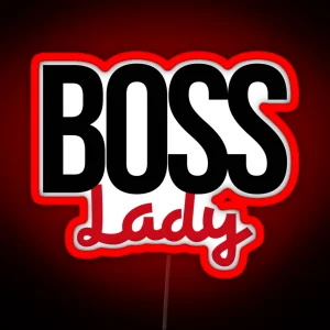 Boss Lady RGB Neon Sign