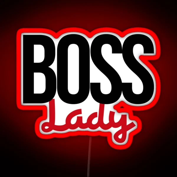 Boss Lady RGB Neon Sign