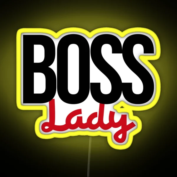 Boss Lady RGB Neon Sign