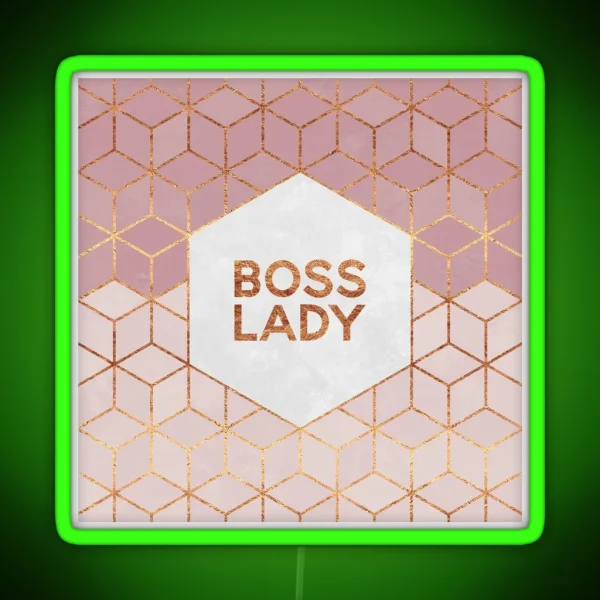 Boss Lady RGB Neon Sign