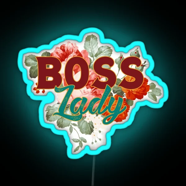 Boss Lady RGB Neon Sign