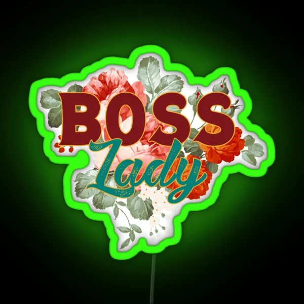Boss Lady RGB Neon Sign