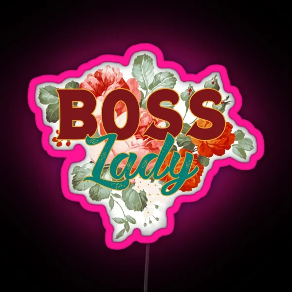 Boss Lady RGB Neon Sign