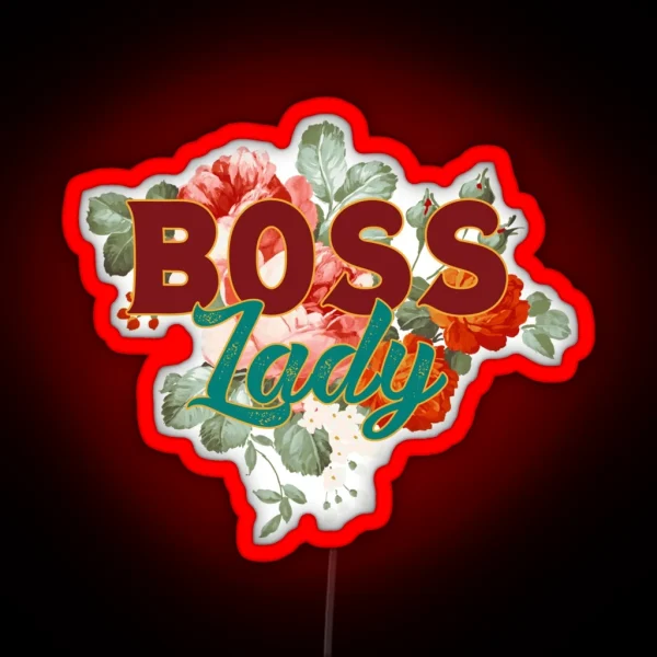 Boss Lady RGB Neon Sign