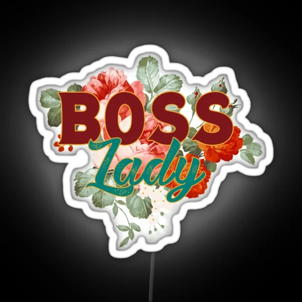 Boss Lady RGB Neon Sign