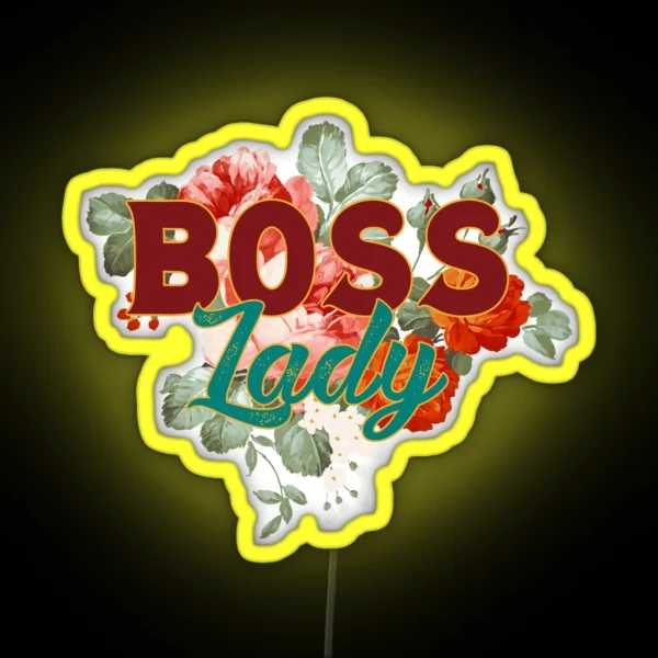 Boss Lady RGB Neon Sign