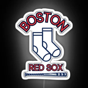 Boston Red Sox Baseball RGB Neon Sign