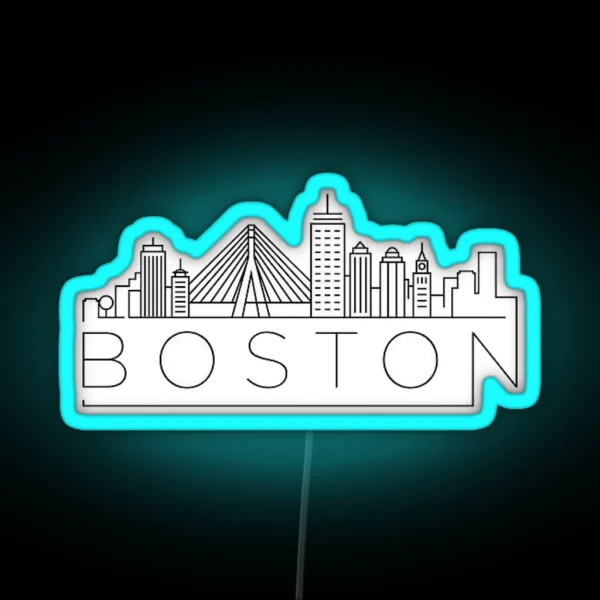 Boston RGB Neon Sign