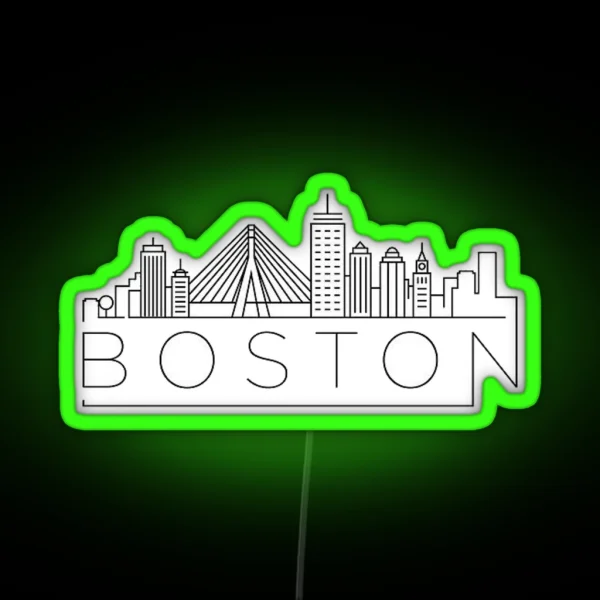 Boston RGB Neon Sign