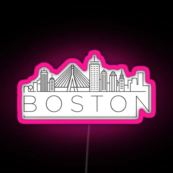 Boston RGB Neon Sign