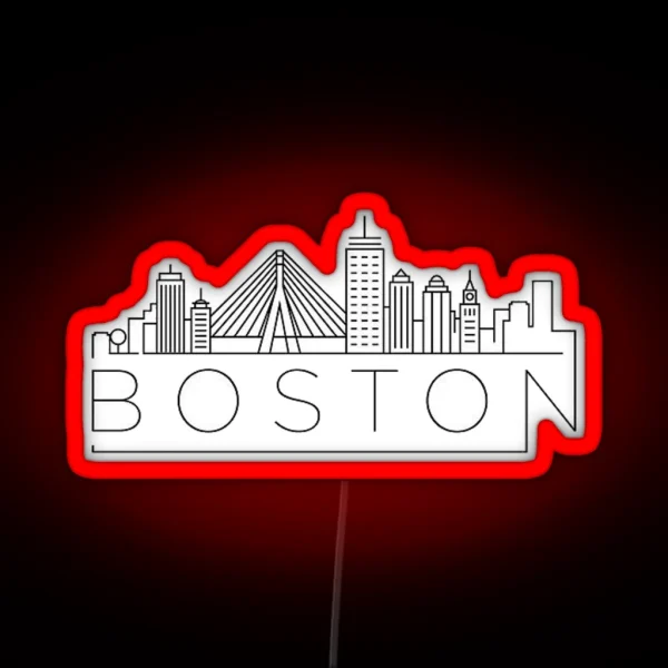Boston RGB Neon Sign