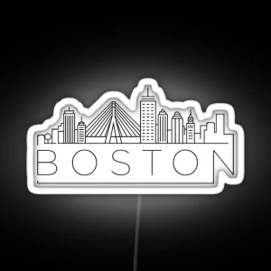 Boston RGB Neon Sign