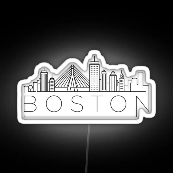 Boston RGB Neon Sign