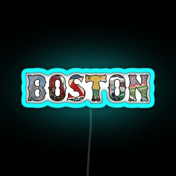 Boston RGB Neon Sign