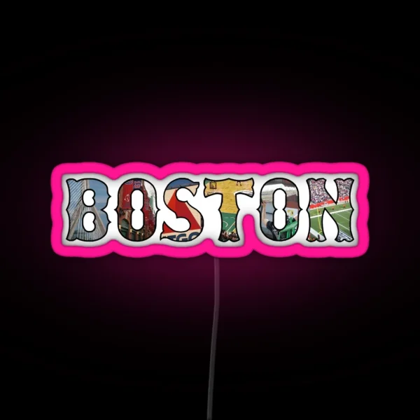 Boston RGB Neon Sign