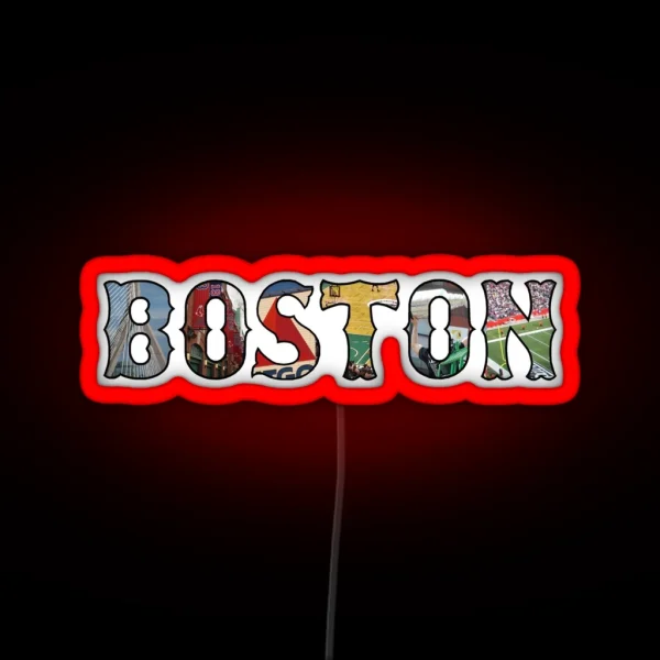 Boston RGB Neon Sign