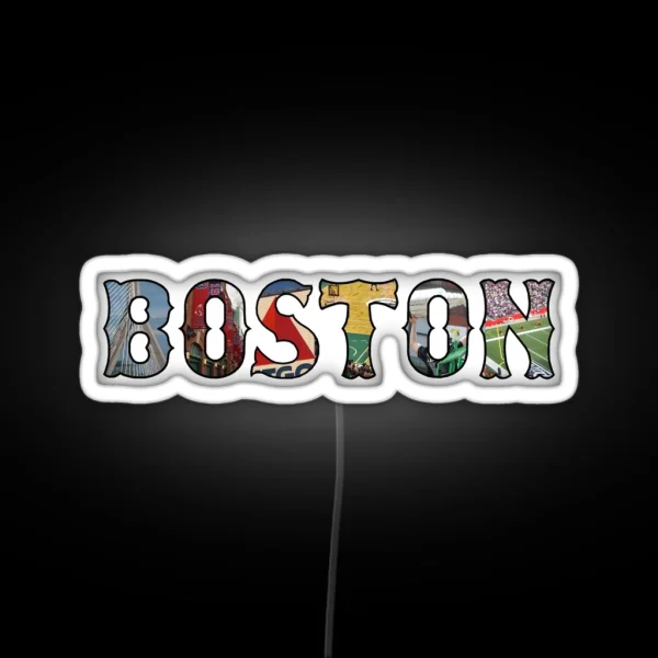 Boston RGB Neon Sign