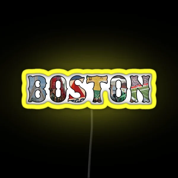 Boston RGB Neon Sign