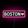 Boston Sign RGB Neon Sign