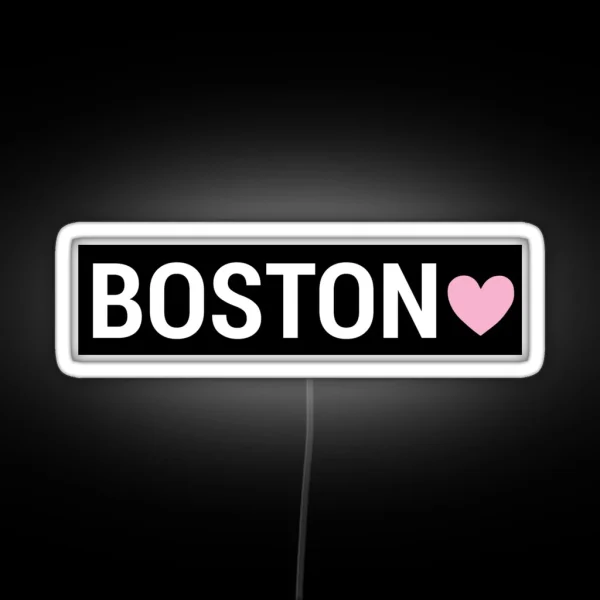 Boston Sign RGB Neon Sign