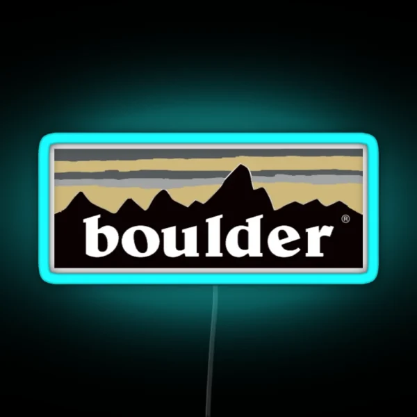 BOULDER DESIGN RGB Neon Sign