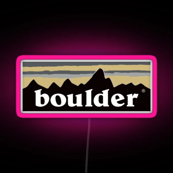 BOULDER DESIGN RGB Neon Sign