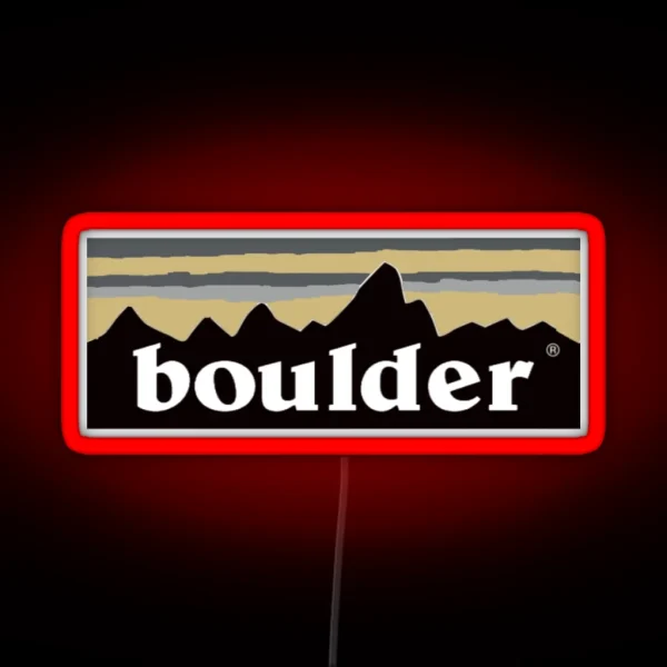 BOULDER DESIGN RGB Neon Sign