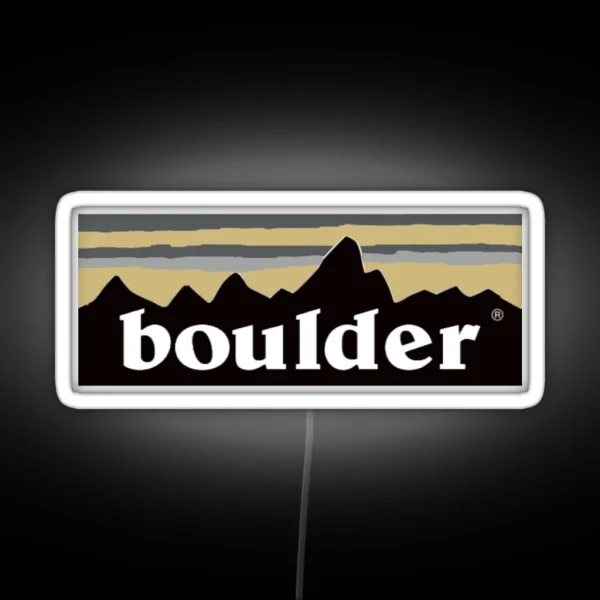 BOULDER DESIGN RGB Neon Sign