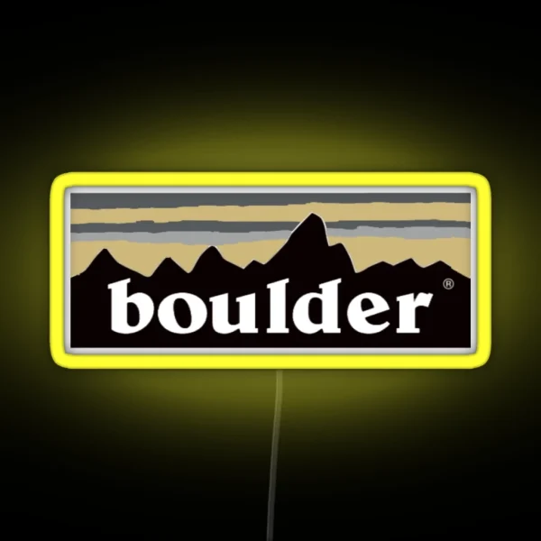 BOULDER DESIGN RGB Neon Sign