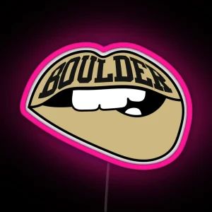 Boulder Varsity Lips RGB Neon Sign