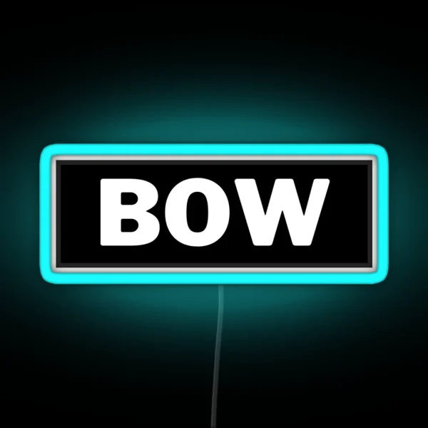 Bow Seat RGB Neon Sign