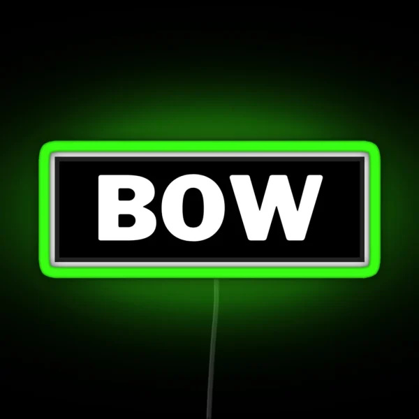 Bow Seat RGB Neon Sign