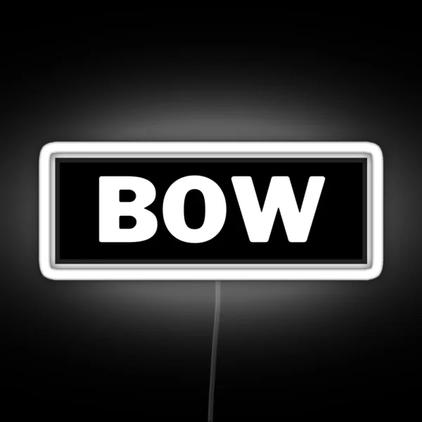 Bow Seat RGB Neon Sign