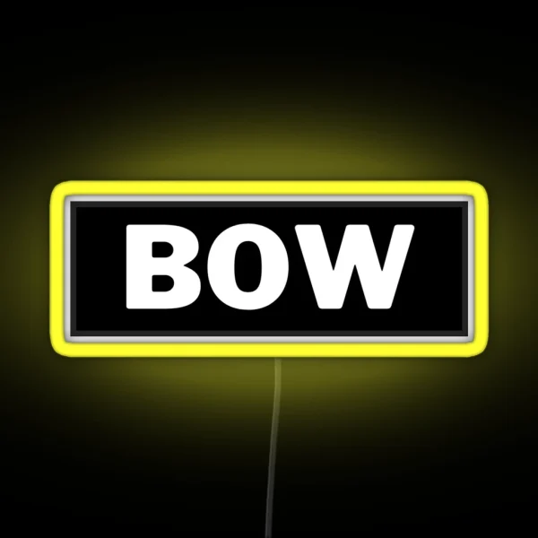 Bow Seat RGB Neon Sign