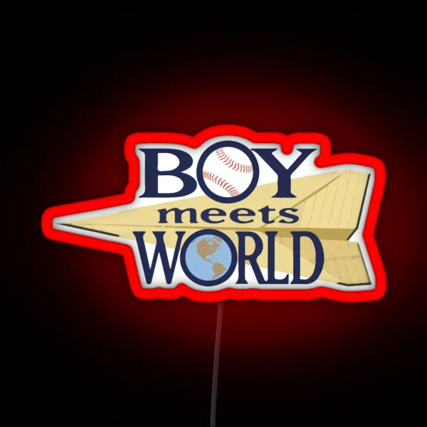 Boy Meets World RGB Neon Sign