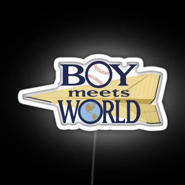 Boy Meets World RGB Neon Sign